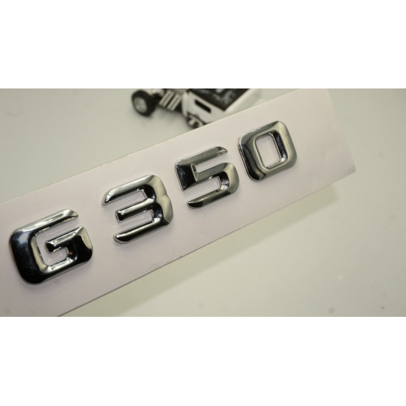 Benz G350 Bagaj Krom Metal 3M 3D Yazı Logo ürün görseli 1
