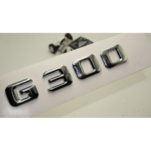 Benz G300 Bagaj Krom Metal 3M 3D Yazı Logo ürün görseli 1