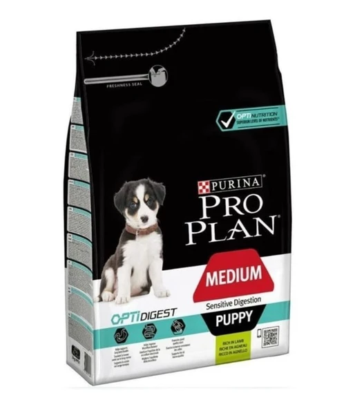 Pro Plan Medium Puppy Orta Irk Kuzu Etli Yavru Köpek Maması 3 KG Açık Mama ürün görseli 1