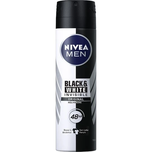 Nivea İnvisible Black&Whıte Power Sprey Deodorant 150Ml ürün görseli 1