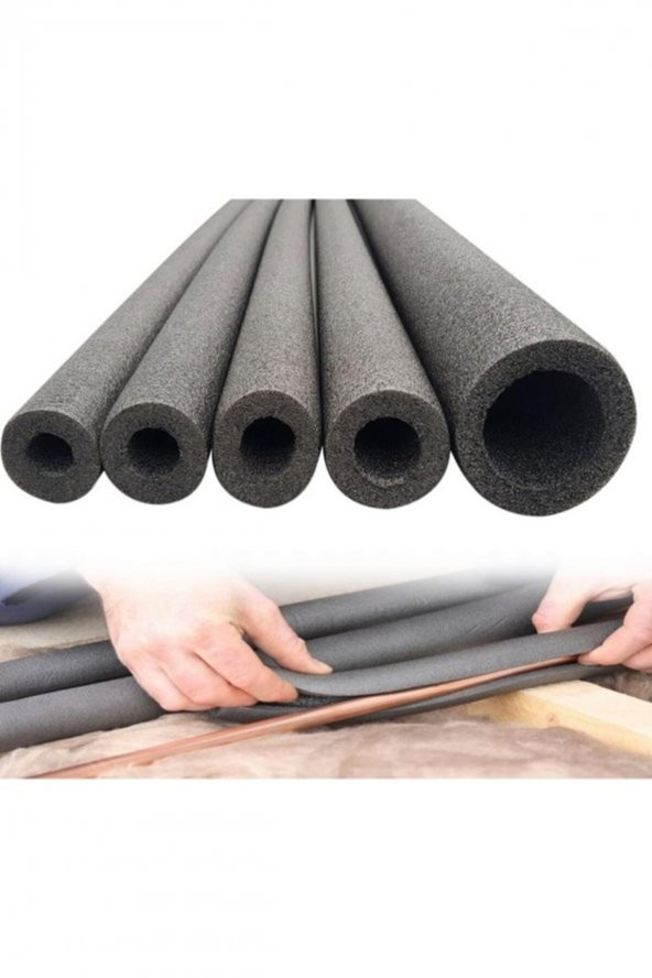 28 Mm Boru Kılıfı 2 Mt 6 Adet Polietilen 10 Mm Et Kalınlıgı 25 Lik 3/4 Izole 02 ürün görseli 1
