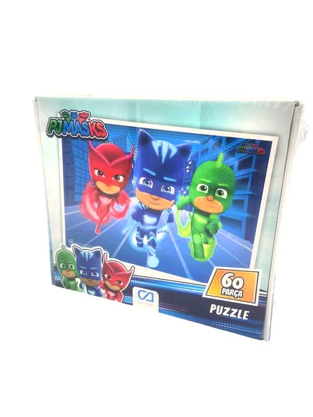 Ca Games Çocuklar için Pija Maskeliler 60 Parça Kutu Puzzle ürün görseli 1