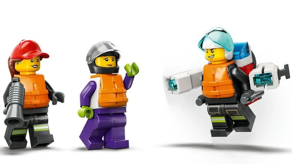 LEGO City 60373 Fire Rescue Boat - Resim 4