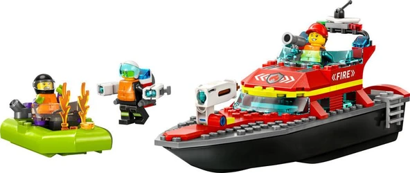LEGO City 60373 Fire Rescue Boat - Resim 3