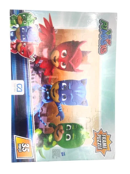 Ca Games Çocuklar İçin Pija Maskeliler Frame Puzzle 35 Parça ürün görseli 1