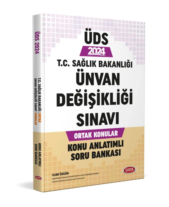Data 2024 T.C. Sağlık Bakanlığı Unvan Değişikliği Sınavı Ortak Konular Konu Anlatımlı Soru Bankası ürün görseli 1