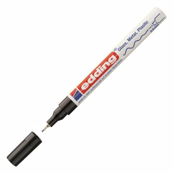 EDDING DEKORASYON MARKORU E-780 SIYAH ürün görseli 1