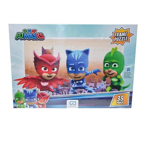 Ca Games Çocuklar İçin Pija Maskeliler Frame Puzzle 35 Parça ürün görseli 1