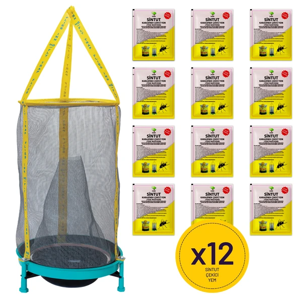 1 FLIES INN HG KARASİNEK TUZAĞI VE 10 ADET 25GR YEM ürün görseli 1