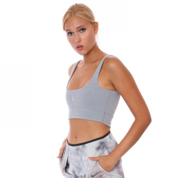 Crop Tank Kadın Gri Antrenman Atlet CV0576-073 ürün görseli 1