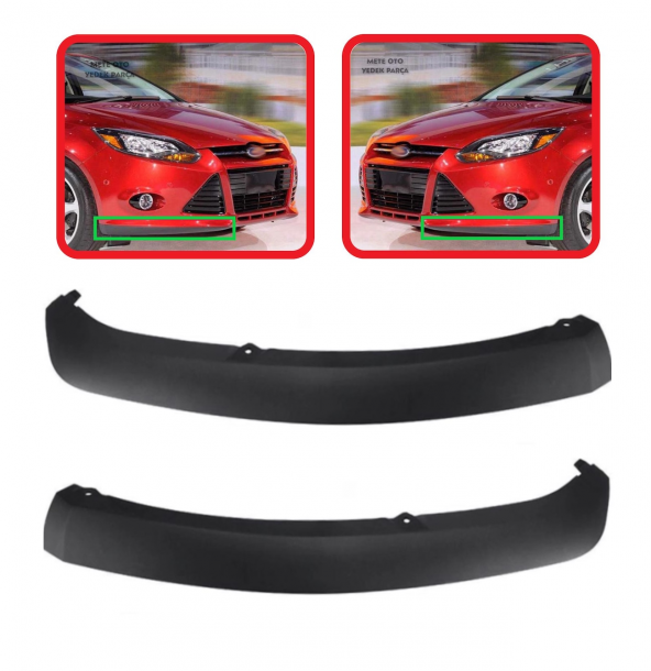 Ford Focus Ön Tampon Alt Taşlık Karlık Plastiği Sağ Sol Takım 20112015 ürün görseli 1