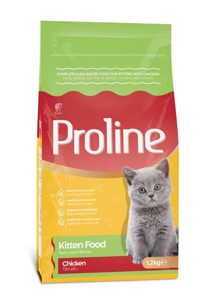 Proline Kitten Tavuklu Yavru Kedi Maması 1.2 Kg ürün görseli 1
