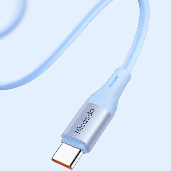 Mcdodo CA-2214 Typec Typec 65W 3A Hızlı Data Şarj Kablo 1.2m - Mavi ürün görseli 1
