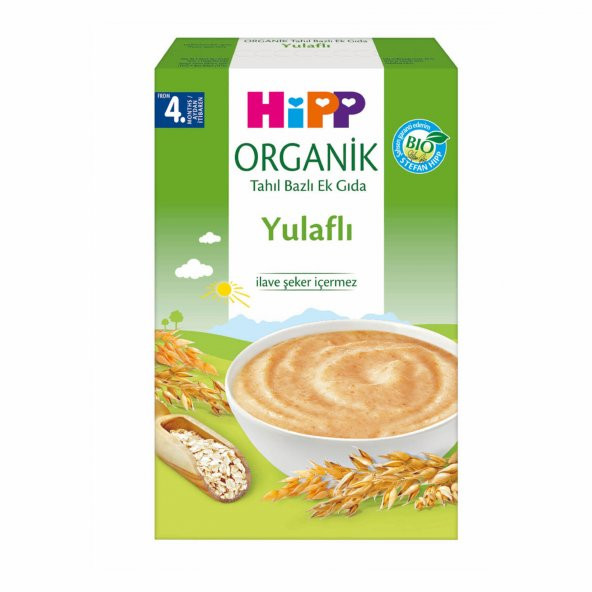 Hipp Organik Yulaflı Kaşık Mama 200 gr ürün görseli 1