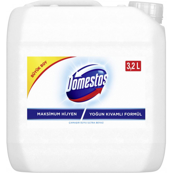 domestos çamaşır suyu 3240 ml ultra beyaz ürün görseli 1