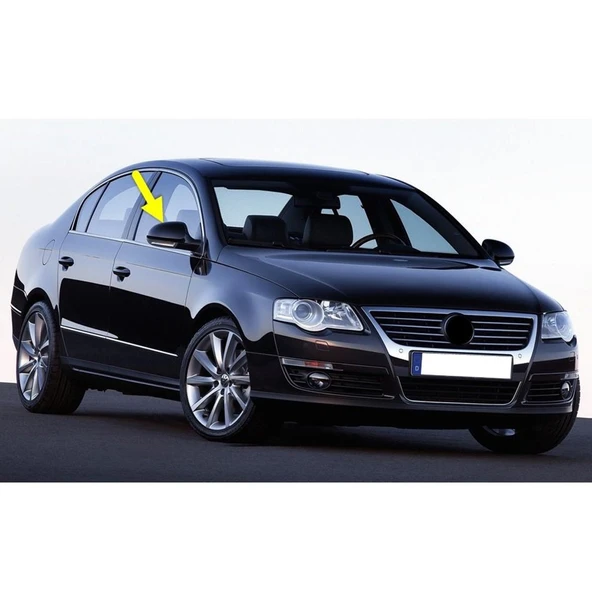 VW Passat B6 2006-2011 Sağ Dış Dikiz Aynası Kapağı 3C0857538A ürün görseli 1
