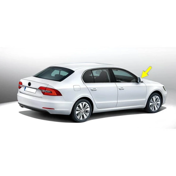 Skoda Superb 2014-2015 Sağ Dış Dikiz Aynası Kapağı 3T0857538 ürün görseli 1
