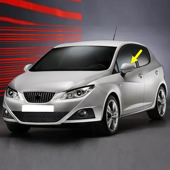 Seat İbiza 2009-2012 Sol Dış Dikiz Aynası Kapağı 6J0857537B ürün görseli 1