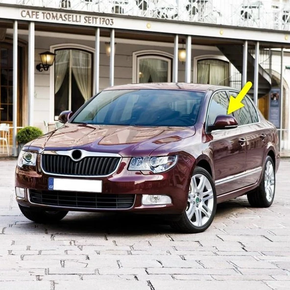 Skoda Superb 2009-2013 Sol Dış Dikiz Aynası Kapağı 3T0857537 ürün görseli 1