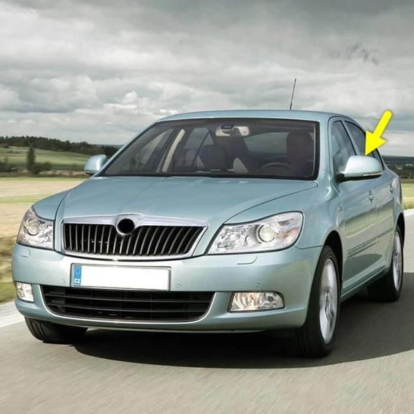 Skoda Octavia A6 2009-2012 Sol Dış Dikiz Aynası Kapağı 3T0857537 ürün görseli 1
