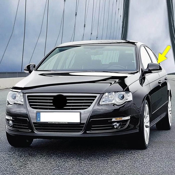 VW Passat B6 2006-2011 Sol Dış Dikiz Aynası Kapağı 3C0857537A ürün görseli 1
