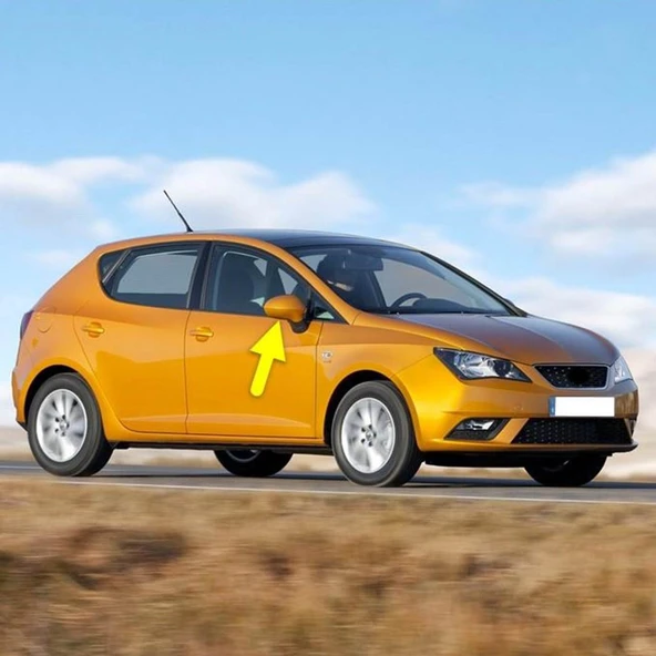 Seat İbiza 2013-2017 Sağ Dış Dikiz Aynası Kapağı 6J0857538D ürün görseli 1