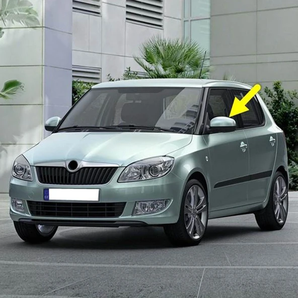 Skoda Fabia 2 2007-2014 Sol Dış Dikiz Aynası Kapağı 5J0857537A ürün görseli 1