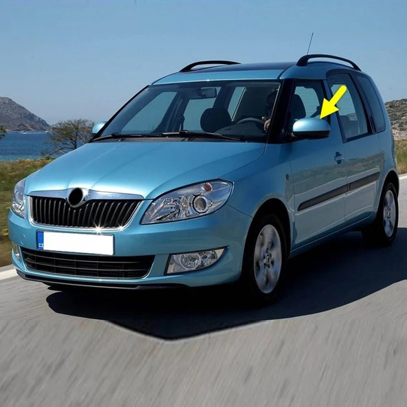 Skoda Roomster 2006-2015 Sol Dış Dikiz Aynası Kapağı 5J0857537A ürün görseli 1