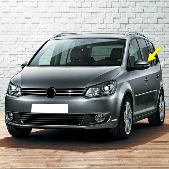VW Touran 2010-2015 Sol Dış Dikiz Aynası Kapağı 5K0857537 ürün görseli 1