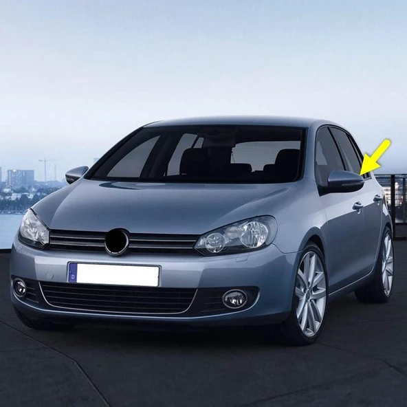 VW Golf 6 2009-2012 Sol Dış Dikiz Aynası Kapağı 5K0857537 ürün görseli 1