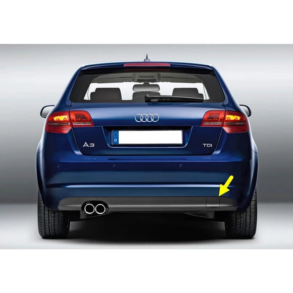 Audi A3 Sportback 2009-2012 Arka Tampon Çeki Demiri Kapağı 8P0807441C ürün görseli 1