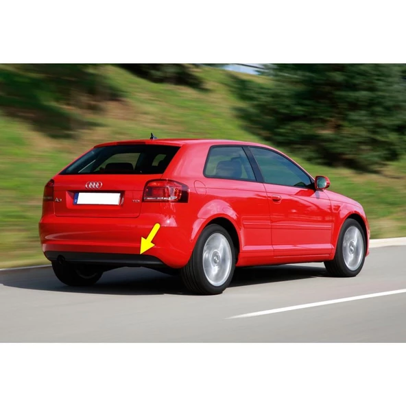 Audi A3 HB 2009-2012 Arka Tampon Çeki Demiri Kapağı 8P0807441C ürün görseli 1