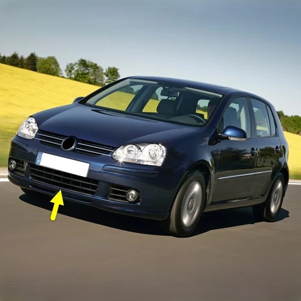 VW Golf 5 MK5 2004-2008 Ön Tampon Alt Orta Izgara 1K0853677 ürün görseli 1