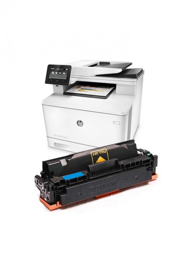 Hp 411A-CF411A | HP M477fnw-CF377A Mavi Muadil Toner 2.300 Sayfa ürün görseli 1