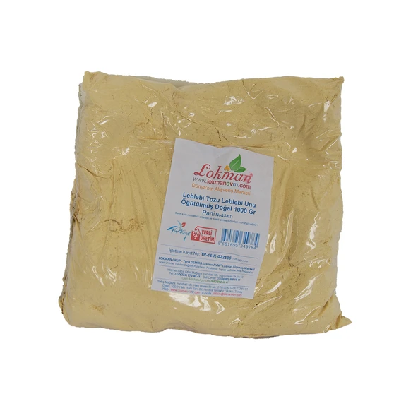 LokmanAVM Leblebi Tozu Leblebi Unu Öğütülmüş Doğal 1000 Gr Paket ürün görseli 1