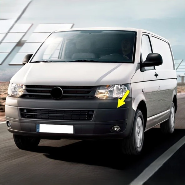 VW Transporter T6 2010-2015 Ön Tampon Sol Köşe Bandı Kaplama 7E0807819 ürün görseli 1