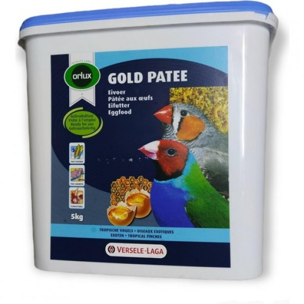 Versele Laga Orlux Gold Patee Nemli Kurtlu Karidesli Ballı Yum. Maması 5kg ürün görseli 1