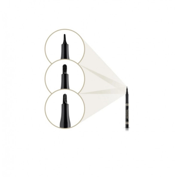 Max Factor Masterpiece High Precision Likit Eyeliner 01 Velvet Black - Resim 3