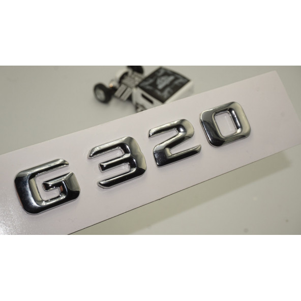Benz G320 Bagaj Krom Metal 3M 3D Yazı Logo ürün görseli 1
