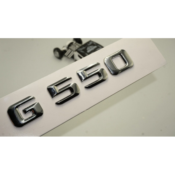 Benz G550 Bagaj Krom Metal 3M 3D Yazı Logo ürün görseli 1