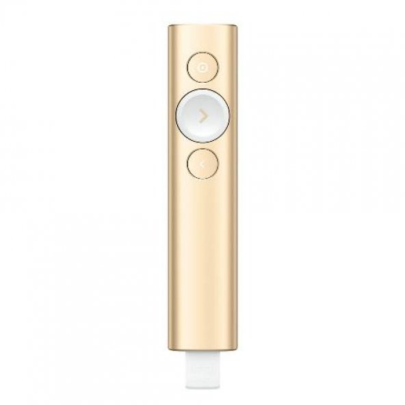 Logitech Spotlight Presenter Sunum Kumandası - Gold - Resim 2