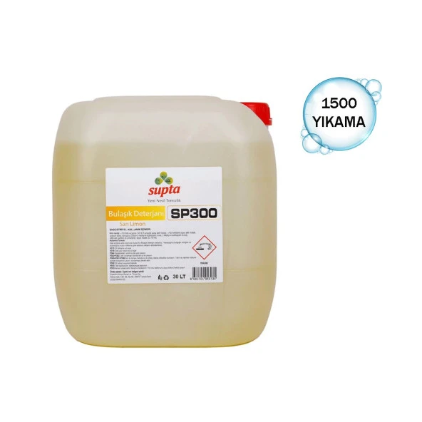Supta Sıvı Bulaşık Deterjanı Limon Kokulu 30 LT ürün görseli 1