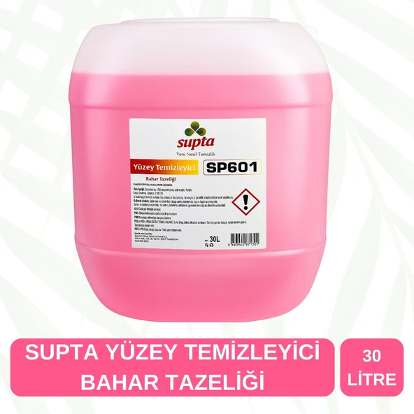 Supta Sıvı Yüzey Temizleyici Bahar Tazeliği Çiçek 30 LT ürün görseli 1