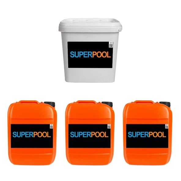 SPP Superpool 4'lü Havuz Bakım Kimyasal Seti 10 KG ürün görseli 1