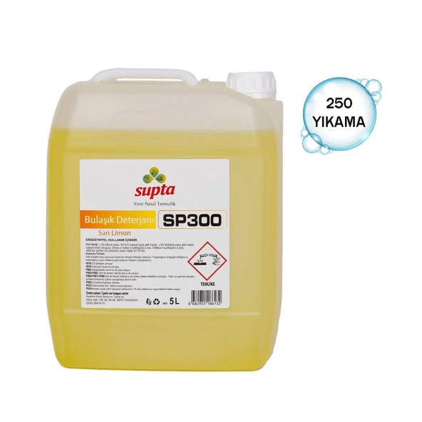 Supta Sıvı Bulaşık Deterjanı Limon Kokulu 5 LT ürün görseli 1