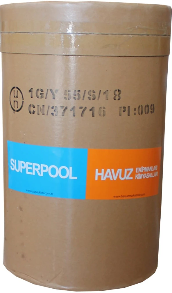SPP Superpool Superchlor 90 Toz Klor 90 GR 50 KG Havuz Kimyasalı ürün görseli 1