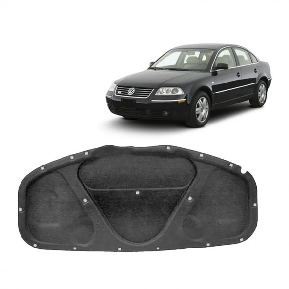 Volkswagen Passat B5.5 2000 - 2005 Kaput İzolasyon Keçesi Klipsli - 3B0863835K ürün görseli 1