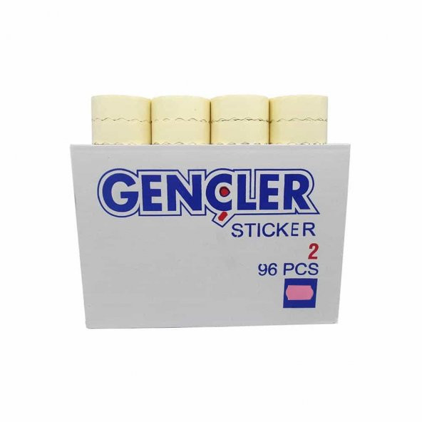 FDM Gençler Pembe Meto Etiketi 2 No (96 Rulo) (1 Rulo 1000 Adet) R7 ürün görseli 1