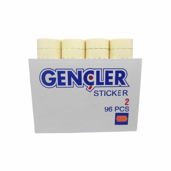 FDM Gençler Turuncu Meto Etiketi 2 No (96 Rulo) (1 Rulo 1000 Adet) R5 ürün görseli 1