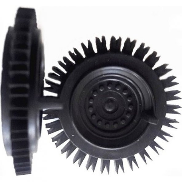 Tırtıklı Tekerlek Ø50mm 10 Adet Akıllı Araba Robot İçin ürün görseli 1